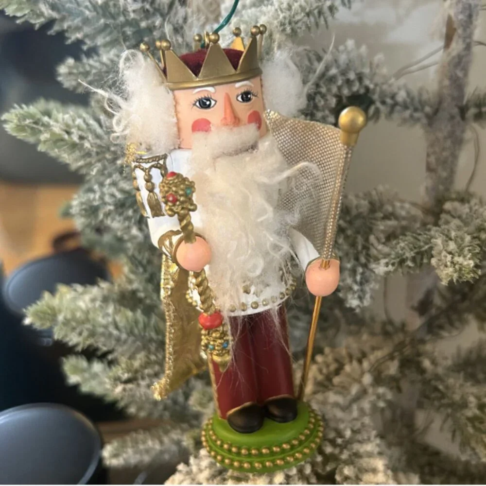Hallmark Keepsake Christmas Ornaments Lot of 5 Holiday Santa Cats Nutcracker